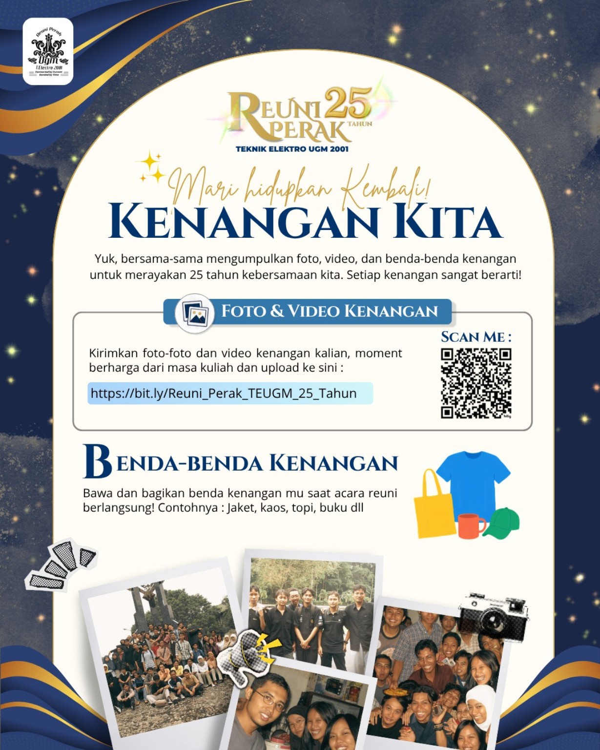 Poster pengumpulan foto dan video kenangan